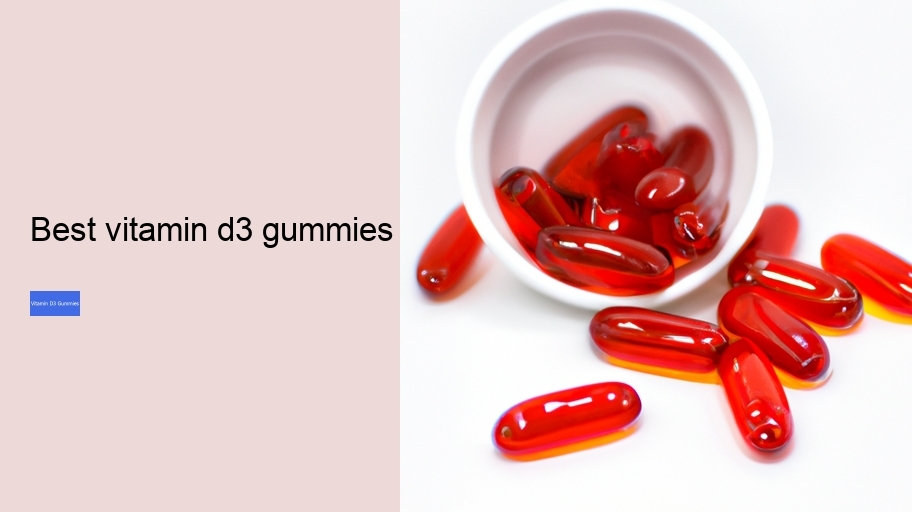 best vitamin d3 gummies