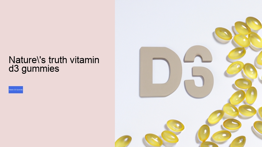 nature's truth vitamin d3 gummies